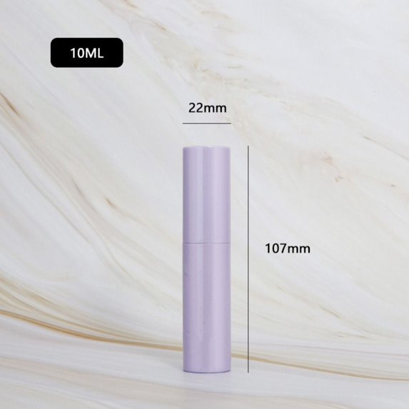 Travel Portable Refillable 10ml Mini Perfume Bottle Spray Rotating Bottle Empty Cosmetic Containers PURPLE