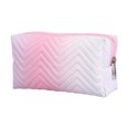 thumbnail image 1 of Travel Portable Toiletry Bag Cosmetics Storage Bag, Waterproof Hanging Makeup Organizer with Multiple Pockets for Shower Travel, Gradient Pink, 1 of 4
