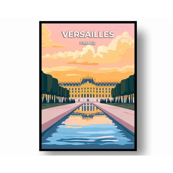 Travel Poster: Versailles France Print