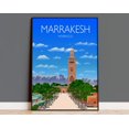 thumbnail image 1 of Travel Poster of Marrakesh, Travel Print of Marrakesh, Marrakesh Morocco, Morocco Travel Poster, Marrakesh Cityscape, 8x12 UNFRAMED, 1 of 2
