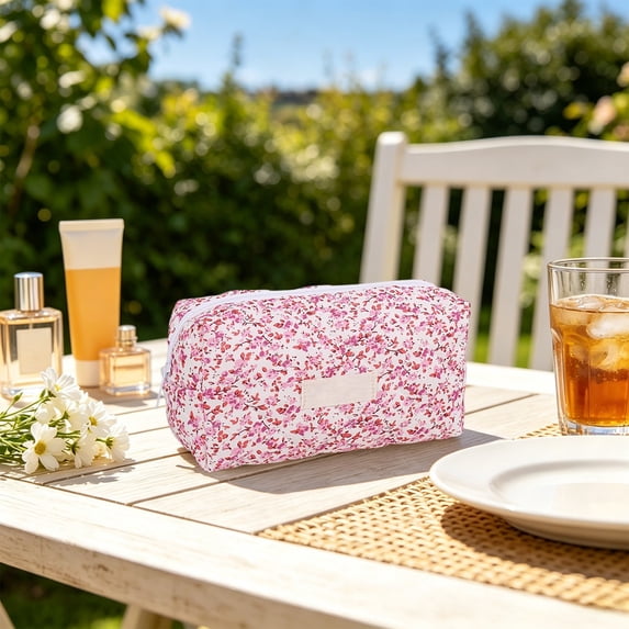 Travel Pouch, Cosmetic Holder, Storage Bag, Zipper Secure Fastening and Soft Lightweight Material for Weekends, Business Trips and Daily Outings.