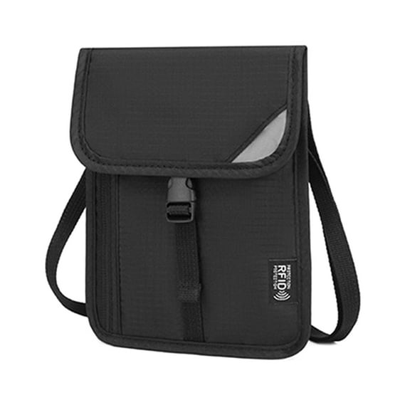 Travel Pouch Neck Wallet Family Passport Holder Organizers Case RFIDS Blocking