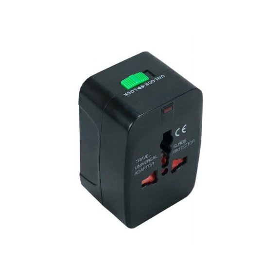 Travel Power Adapter with Surge Protection