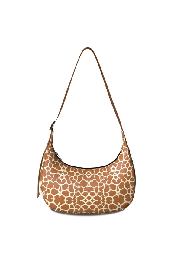 Travel Purse for Women – Durable Nylon Fabric, African Giraffe Lover Print, Woodland Animal Cartoon Design, Large Capacity Water-Resistant Purse