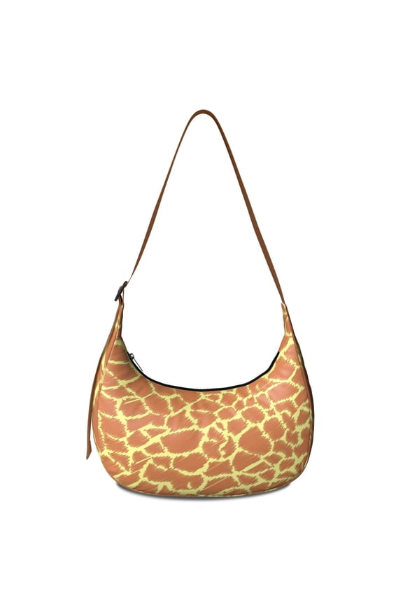 Travel Purse for Women – Durable Nylon Fabric, African Giraffe Lover Print, Woodland Animal Cartoon Design, Large Capacity Water-Resistant Purse