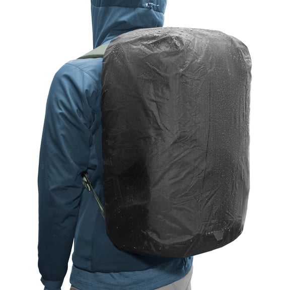 Travel Rain Fly for Backpack, 45L, Waterproof Cover for Hiking or Travel, Siliconized Ripstop Nylon, Integrated Carry Pouch, Backpack Rain Cover