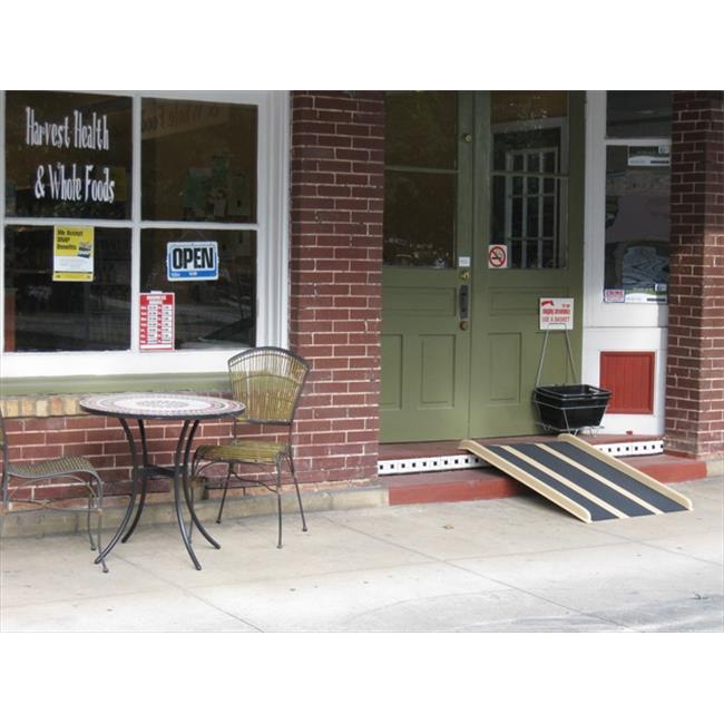 Travel Ramp 4 ft. With Mounting Holes And Extra Rubber Ramp - Walmart.com