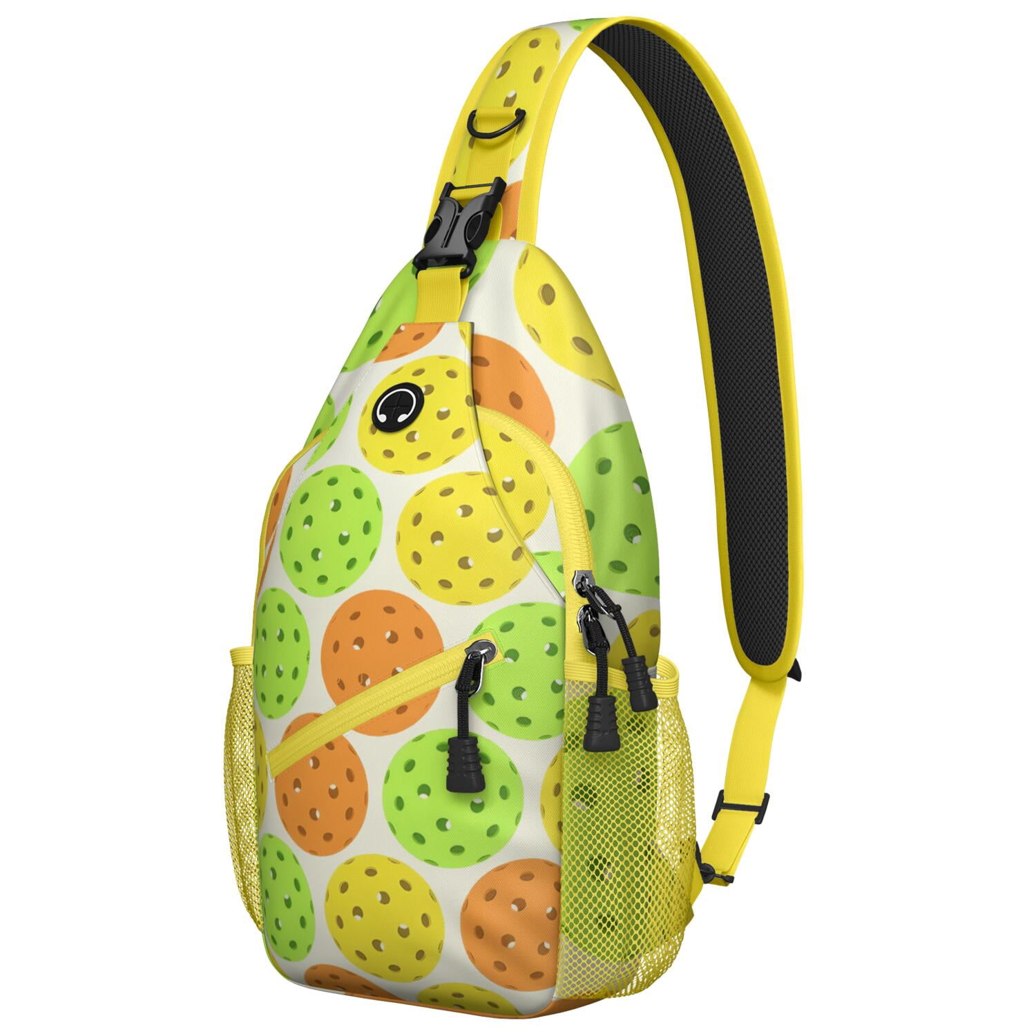 Travel-Ready Crossbody Bag Lightweight Shoulder Backpack with Baseball Print, Anti-Theft Pocket Versatile for Sports, Commuting