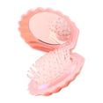 thumbnail image 1 of Travel Ready Foldable Hair Tool Mirror Comb Set In Adorable Shell Case Hair Comb, 1 of 11