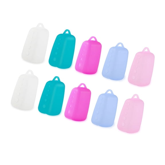 Travel-Ready Toothbrush Caps, 10PC Silicone Covers for Hygienic Storage, Portable Brush Head Protectors