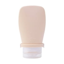 Travel Refillable Silicone Shampoo Bottle Squeeze Dispenser Flip-Top Leakproof Reusable Toiletry Container For Shampoo Body Wash Lotion