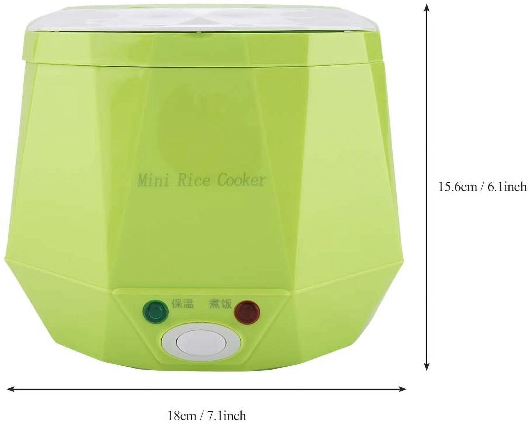 Travel Rice Cooker 1.3L Portable 12V Electric  Pot Non-Stick Steamer for Car Camping Outdoor Cooking