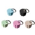 thumbnail image 1 of JoyMagic Lockable Travel Ring Keychain Jewelry Organizer, , 0.09 lb, Pink, 1ï¼Randomlyï¼, 1 of 8