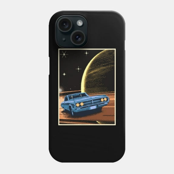 Travel Saturn Protective Cover for iPhone 11–17 Pro Max Futuristic Space Art