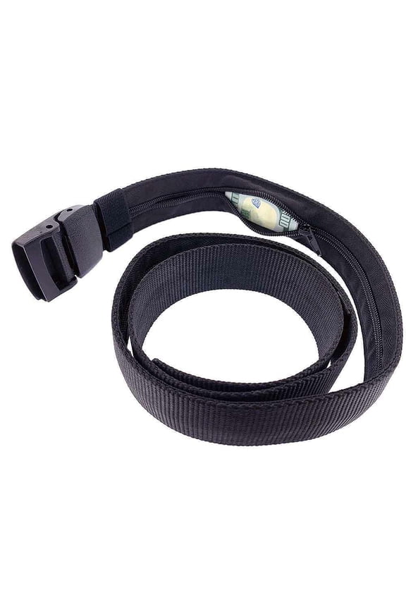 Travel Security Belt Hidden Money Pouch Money Wallet Pocket Waist Belt Safe