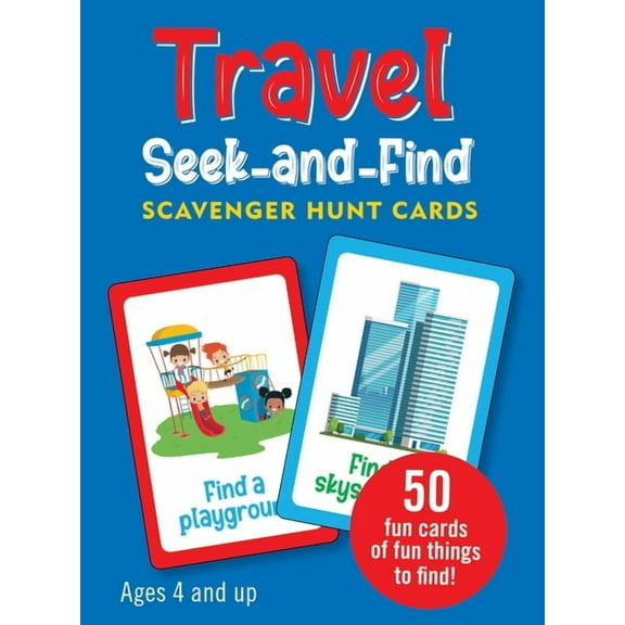 Travel Seek-And-Find Scavenger Hunt Cards (Set of 50 Cards) (Other)