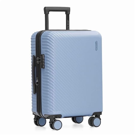 Travel Select Bridgetown Hardside Spinner Luggage w/ TSA Lock, Light Blue, 21" Carry-On