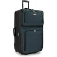 thumbnail image 1 of Travel Select Amsterdam Expandable Rolling Upright Luggage, Navy, 29" Checked Large, 1 of 7