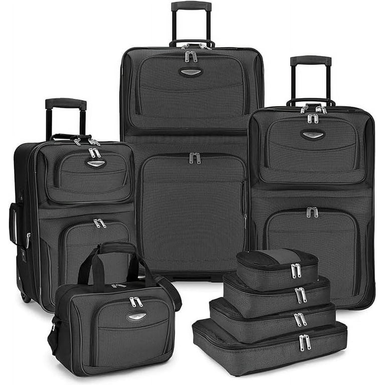 Travel Select Amsterdam 8-Piece Expandable Suitcase Set with
