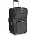 thumbnail image 1 of Travel Select Amsterdam Softside Expandable Rolling Luggage, TSA-Approved, Lightweight, Gray, 25" Checked Medium, 1 of 8