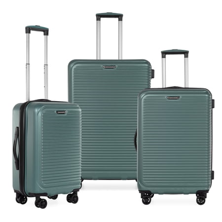 Travel Select Savannah Hardside Spinner Luggage Set, Teal, 3-Piece (20/24/28)