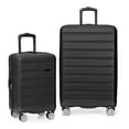 thumbnail image 1 of Travel Select Snowcreek Hardside Expandable Spinner Luggage Set w/ USB Port, Black, 2-Piece (21/30), 1 of 10