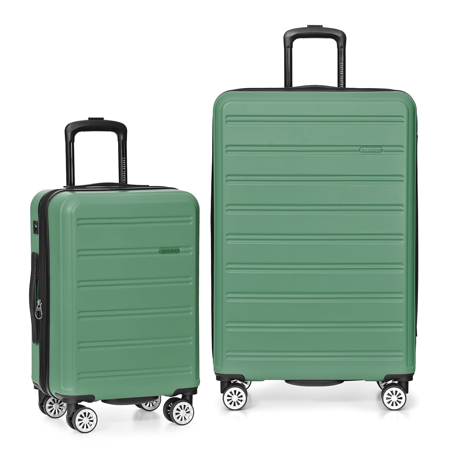 Travel Select Snowcreek Hardside Expandable Spinner Luggage Set w/ USB Port, Green, 2-Piece (21/30)