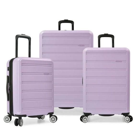 Travel Select Snowcreek Hardside Expandable Spinner Luggage Set w/ USB Port, Lavender, (3-Piece Set: 21"/ 26"/ 30")