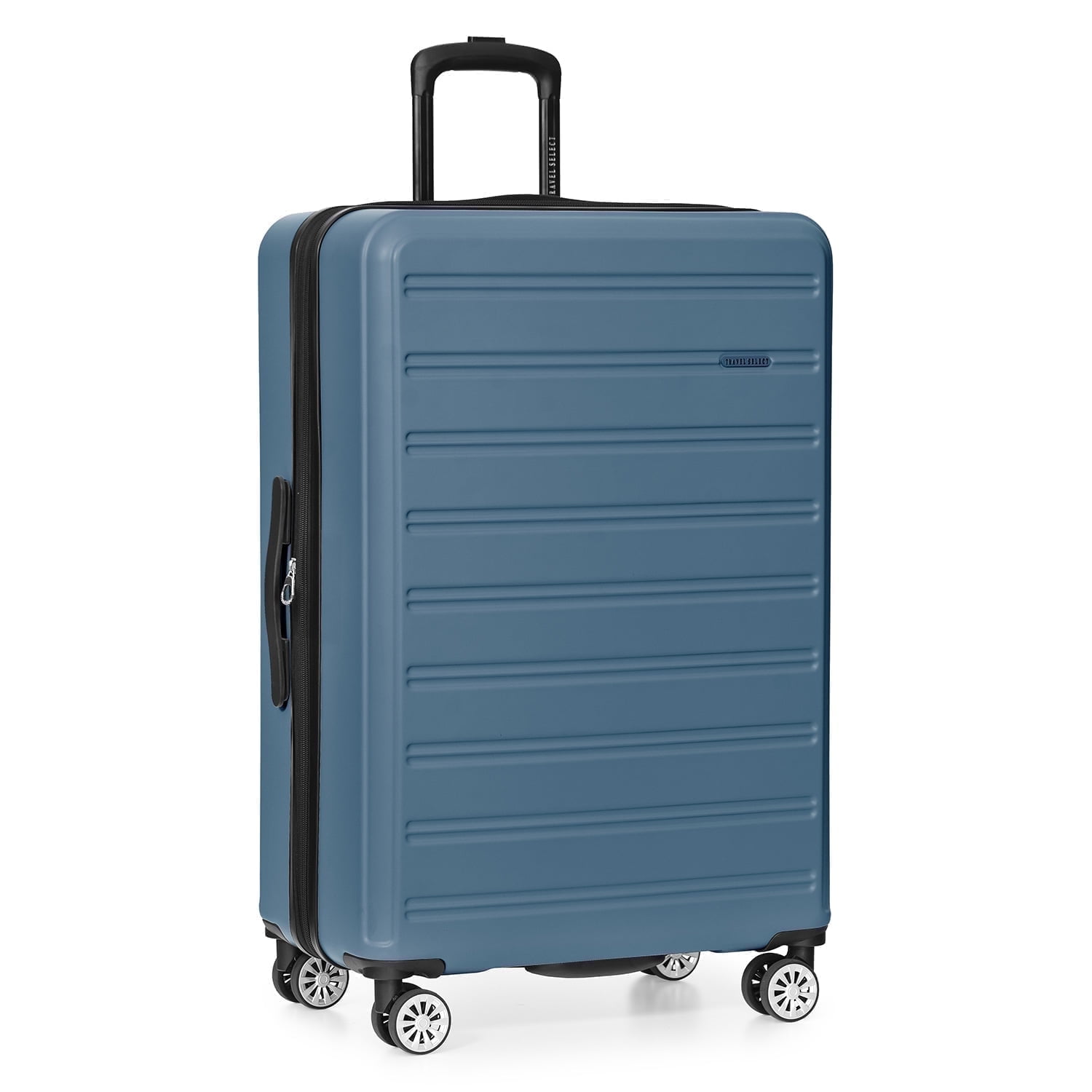 Travel Select Snowcreek Hardside Expandable Spinner Luggage Set w/ USB Port, Navy, 30" Checked Large