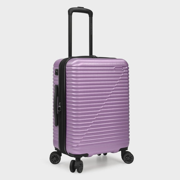 Travel Select Sunny Side Hardside Spinner Luggage with USB Port, Lavender, 22" Carry-On