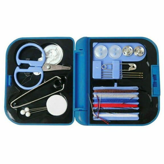 Travel Sewing Kit Thread Needles Mini Case Plastic Scissors Outdoor Hot Set, Xinsrenus Under $5! Travel Sewing Kit Thread Needles