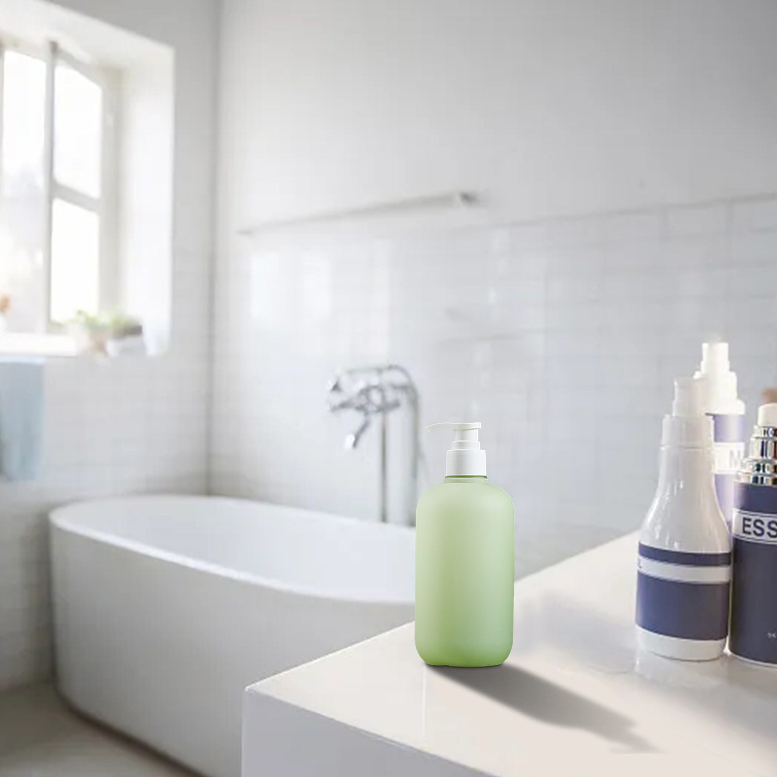 Travel Shampoo Bottle Refillable Clamshell Toiletries Bottle Large Leak