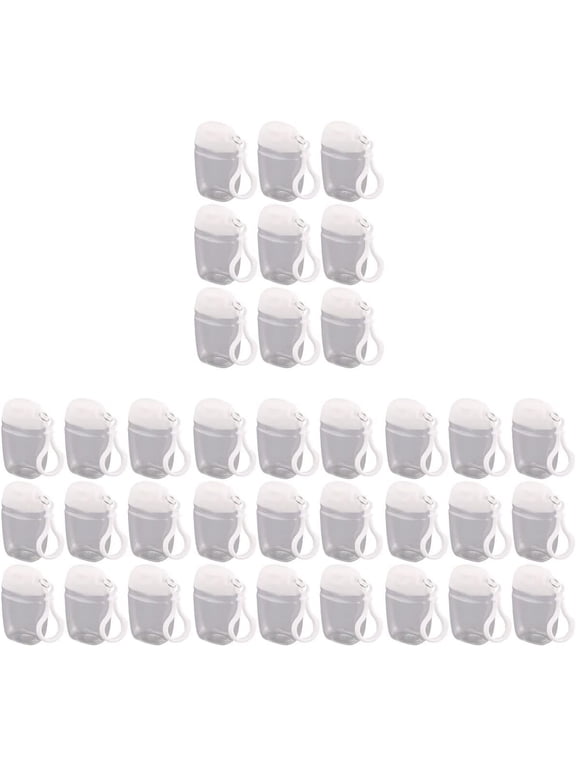 Travel Shampoo Bottles - 36PCS 30ML Size with Keychain, Flip Cap, Leakproof, Empty Plastic for Liquid, Lotion