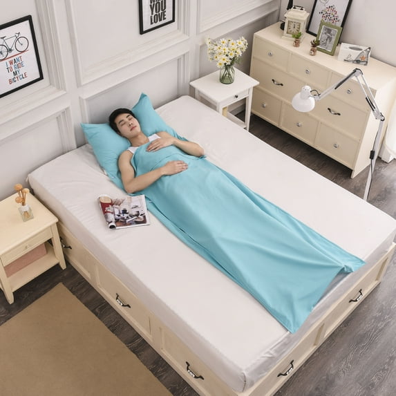Travel Sheet Sleeping Bag Liners, Blue
