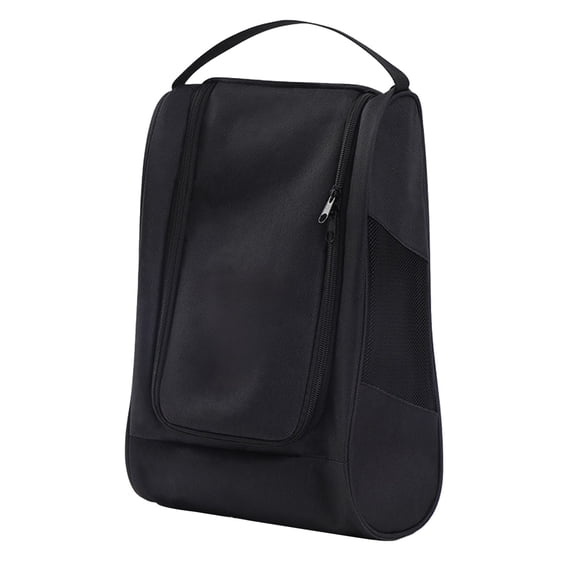Travel Shoe Bag, Breathable Large Capacity Travel Storage Bag with Double Zipper, Portable Organizer for Sneakers, High Heels and Sports Shoes Black
