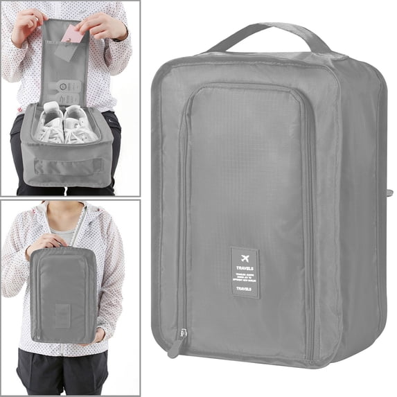 Travel Shoe Bag, Shoe Storage Pouch for Travel and Daily Use, Travel Suitcase Shoe Organizer, Multifunctional Storage Carrying Box, Foldable Shoe Storage Bag, Hand Carrying, Travel Essentials