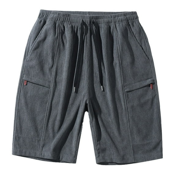 Travel Shorts – Casual Mens Drawstring Shorts Men's Corduroy Loose Workwear With And Oversized Casual Shorts