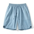 thumbnail image 1 of Travel Shorts – Men’s Casual 7 Inch Shorts Men's Casual Shorts For Summer Beach Sports Loose Fit Comfortable Wear Ideal For Relaxation And Active Days Easy To Clean Fashionable Pure Color Style, 1 of 4
