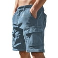 thumbnail image 1 of Travel Shorts – Men’s Casual 7 Inch Shorts Summer Men's Casual Pocket Loose Retro Versatile Shorts, 1 of 4