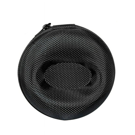 Travel Single Watch for Case Waterproof Cushioned Round Portable Zipper Storage