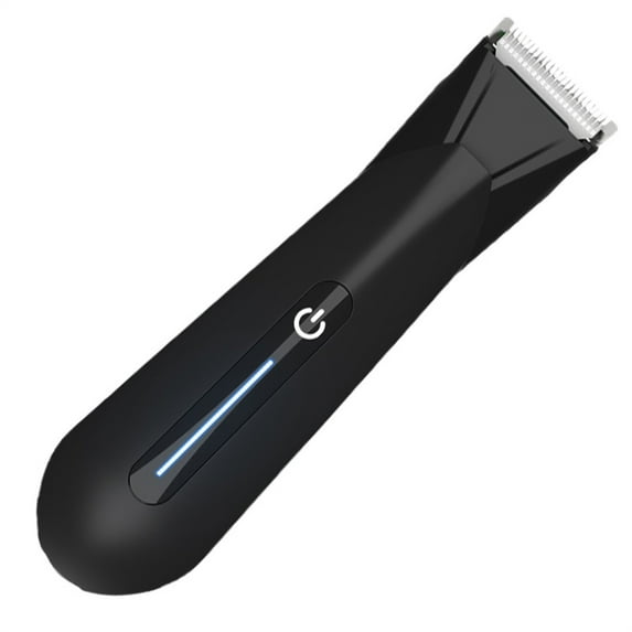 Travel Size Ceramic Trimmer, Body Hair Trimmer With Light Waterproof Sensitive Skin Trimmer For Bikini Manscaping Groin Personal Grooming On-The-Go