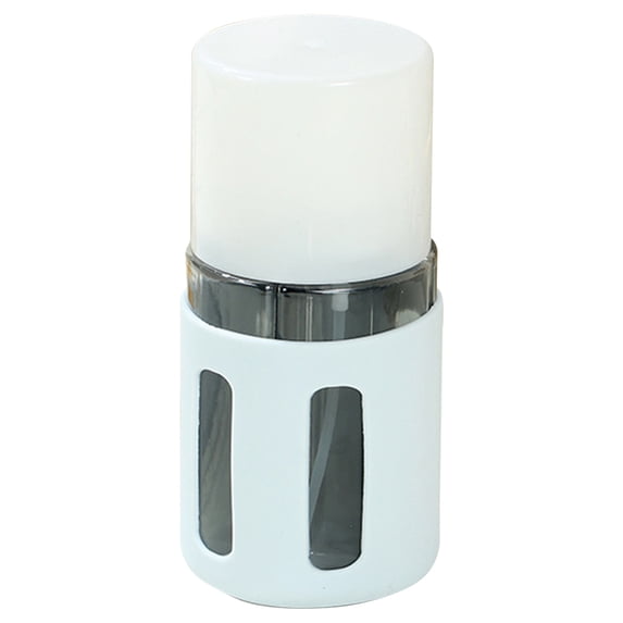 Travel Size Leakproof Dispenser Bottle Set, Round Blue, For Shampoo Lotion And Conditioner, Portable 4-Pack For Toiletries And Travel