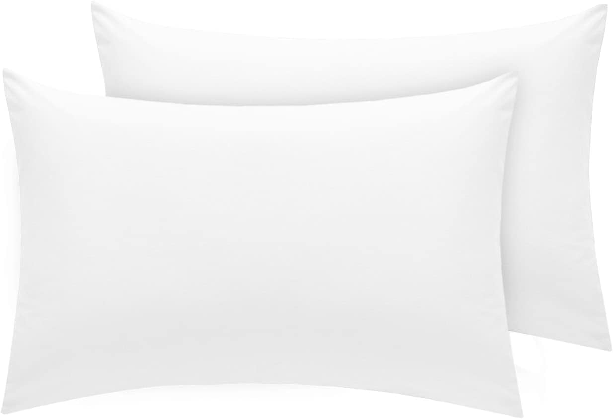 Travel Size Pillow Cases 12x16 Soft 500 Thread Count Pack of 2
