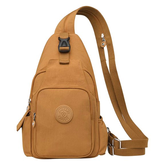 Travel Sling Bag, Large Capacity Crossbody Chest Bag, Anti-Theft Messenger Bag, Waterproof Hiking Backpack, Hands-Free Waist Pack for Phone Wallet Outdoor Sports,