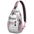 thumbnail image 1 of Travel Sling Bag Paris Hiking Sling Backpack Shoulder Backpack Travel Chest Pack for Men Women, 1 of 6