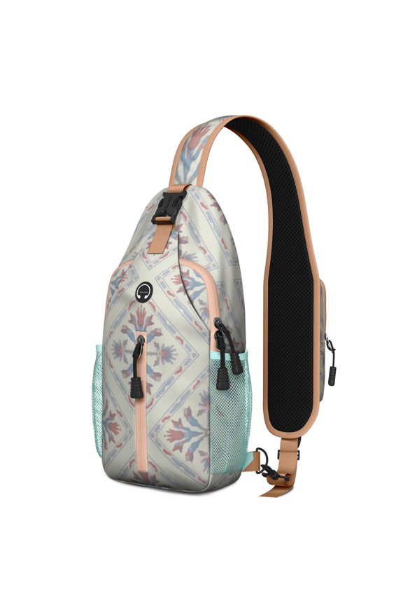 Travel Sling Bag Trendy Sling Backpack Bohemian Tribal Gym Sports Travel Hiking Daypack Hiking Bag for Women Men