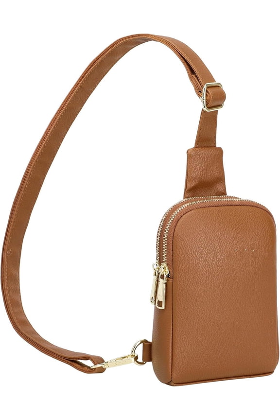 Travel Small Crossbody Sling Bags Women Vegan Leather Cross Body Bag Fanny Packs