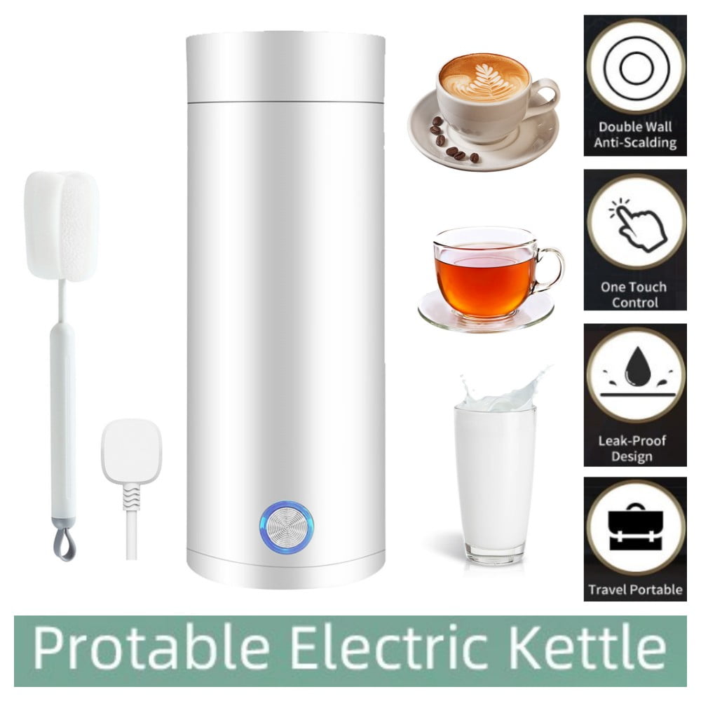 Portable Electric Kettle 400ml Stainless Steel Cambodia Ubuy