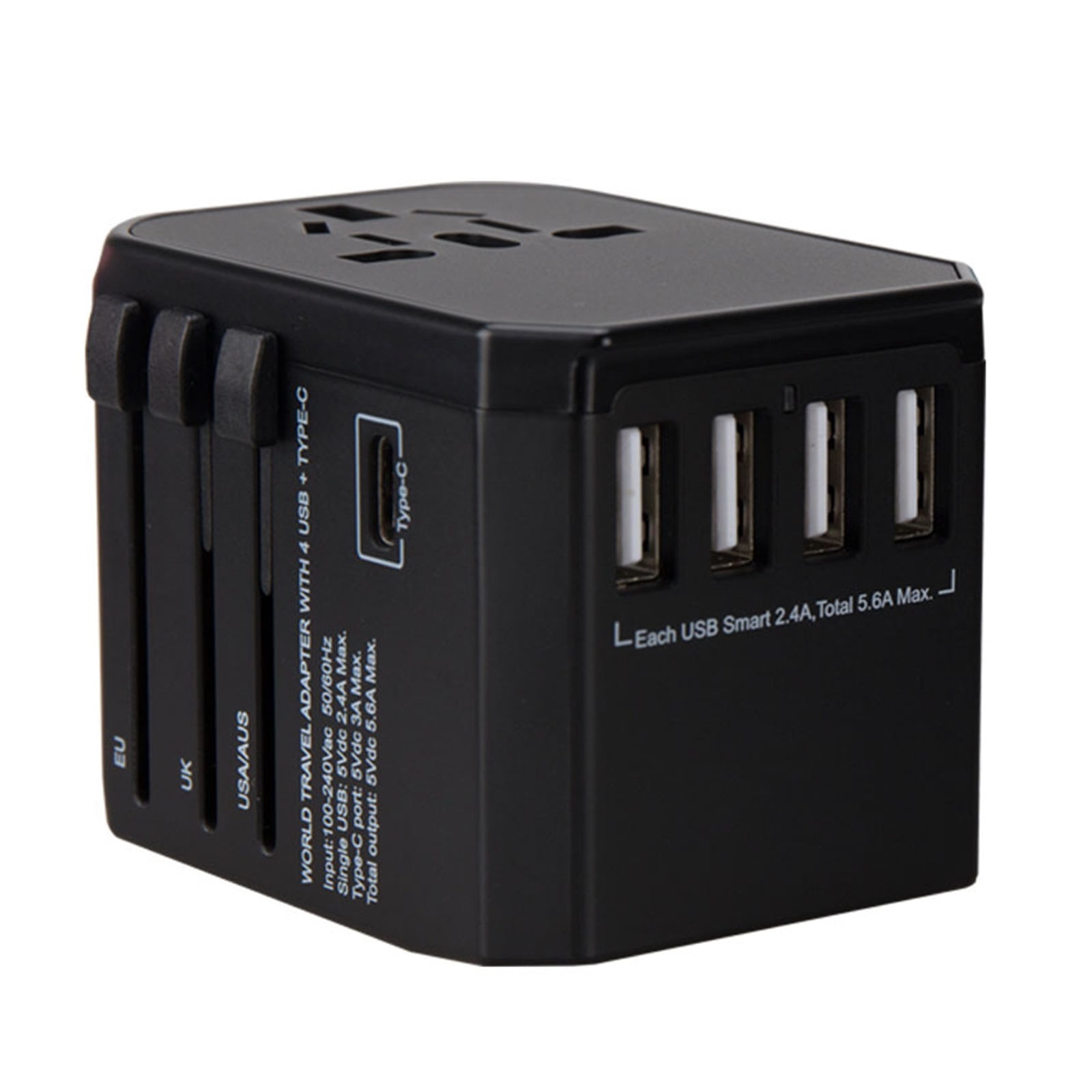 Travel Smart Adapter International Adaptor Wall USB Type C Charger AC Power