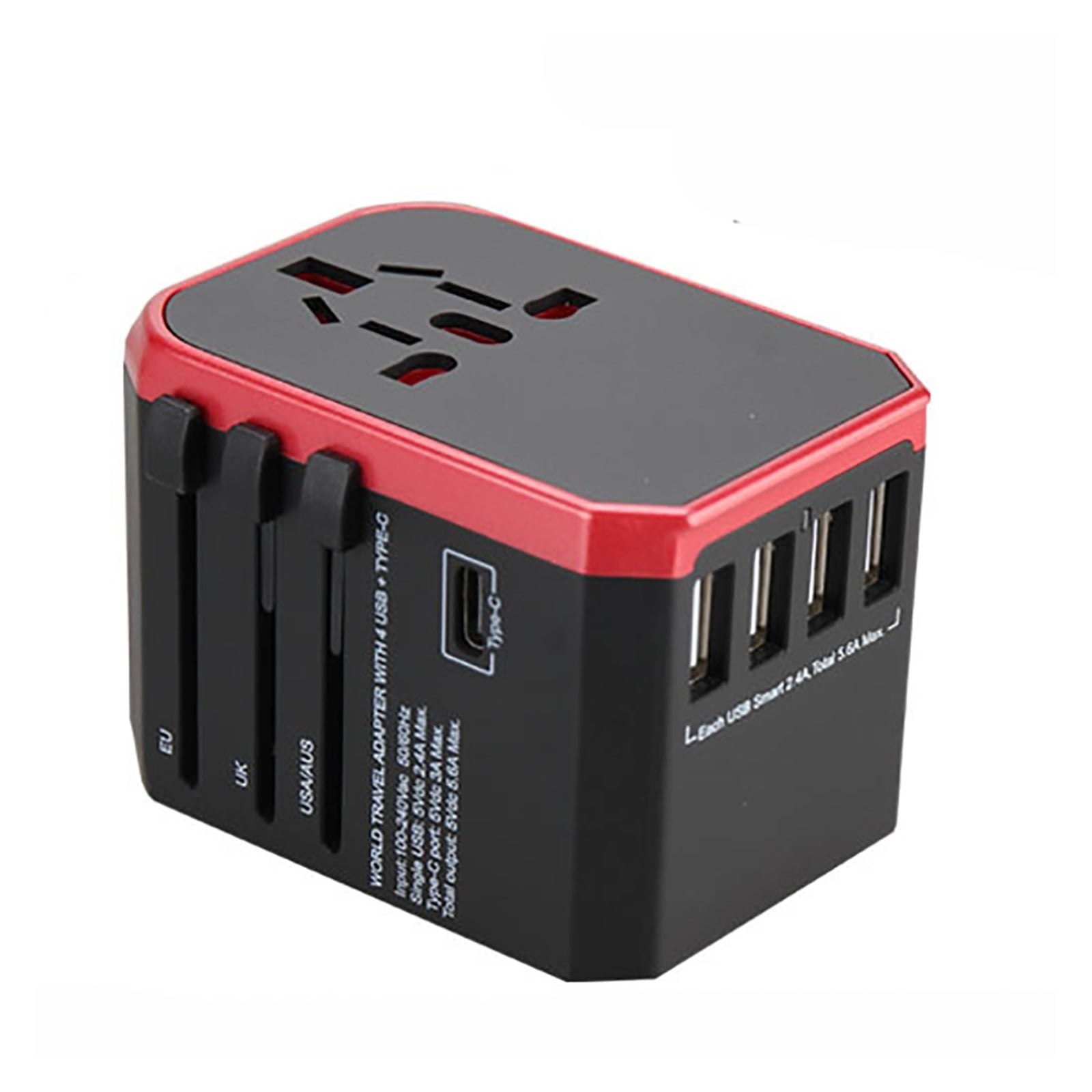 Travel Smart Adapter International Adaptor Wall USB Type C Charger AC Power
